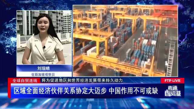 区域全面经济伙伴关系协定大迈步 中国作用不可或缺