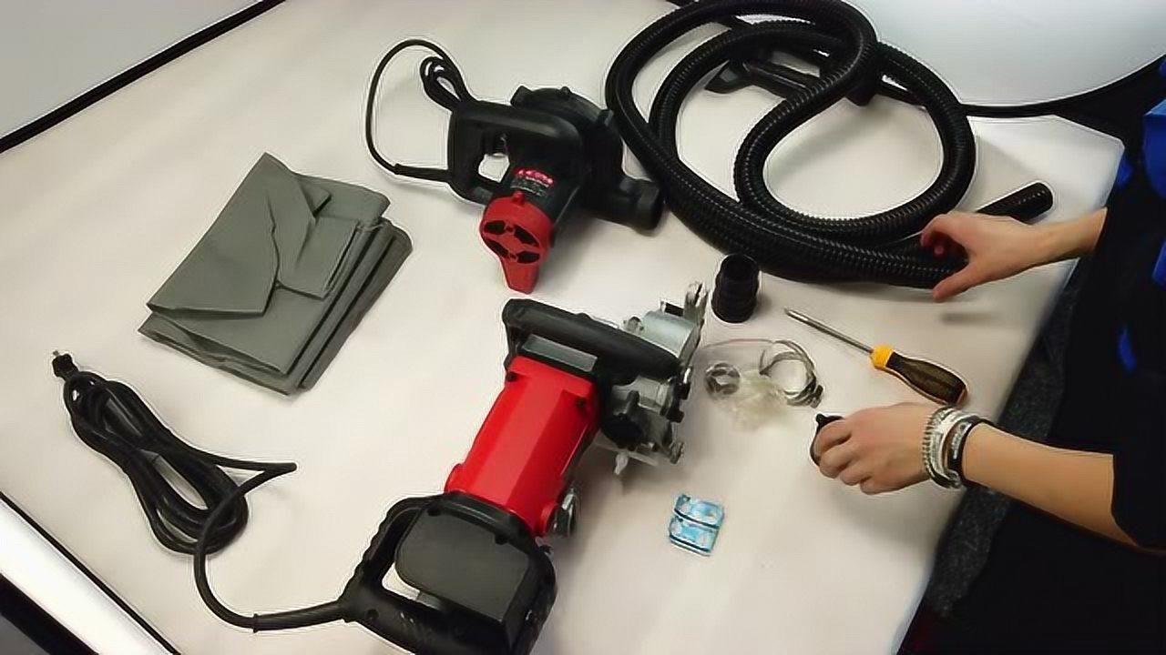 八鑫开槽机吸尘器安装视频