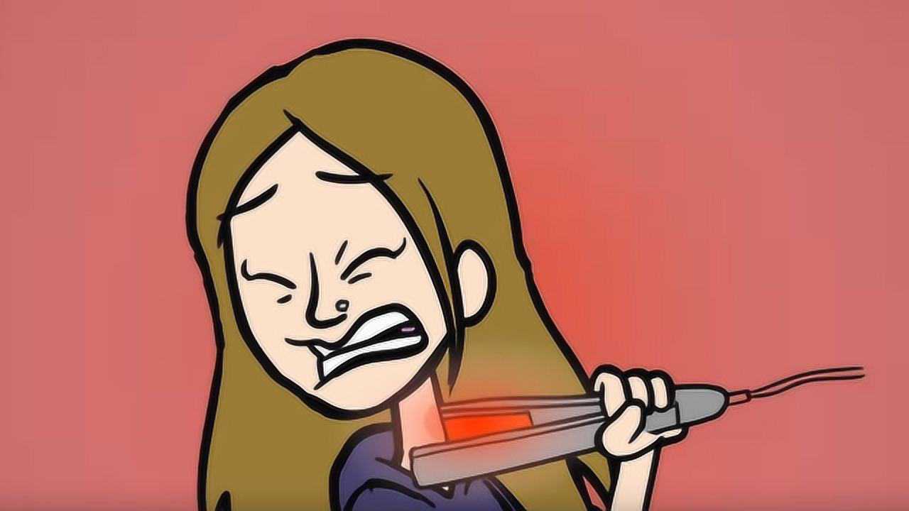 脖子被种草莓印女孩为骗过严厉父母竟故意烫伤自己