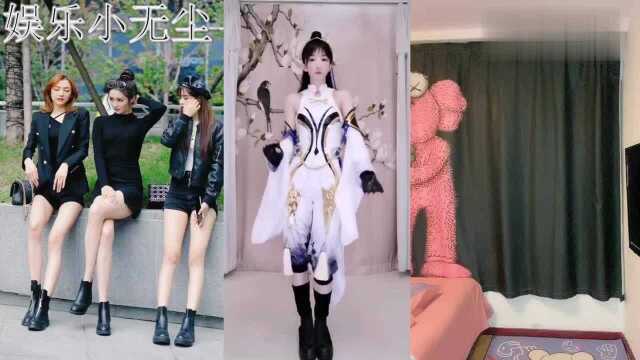 郭mini玩cosplay,这打扮太可爱了,第一个小姐姐身材太好