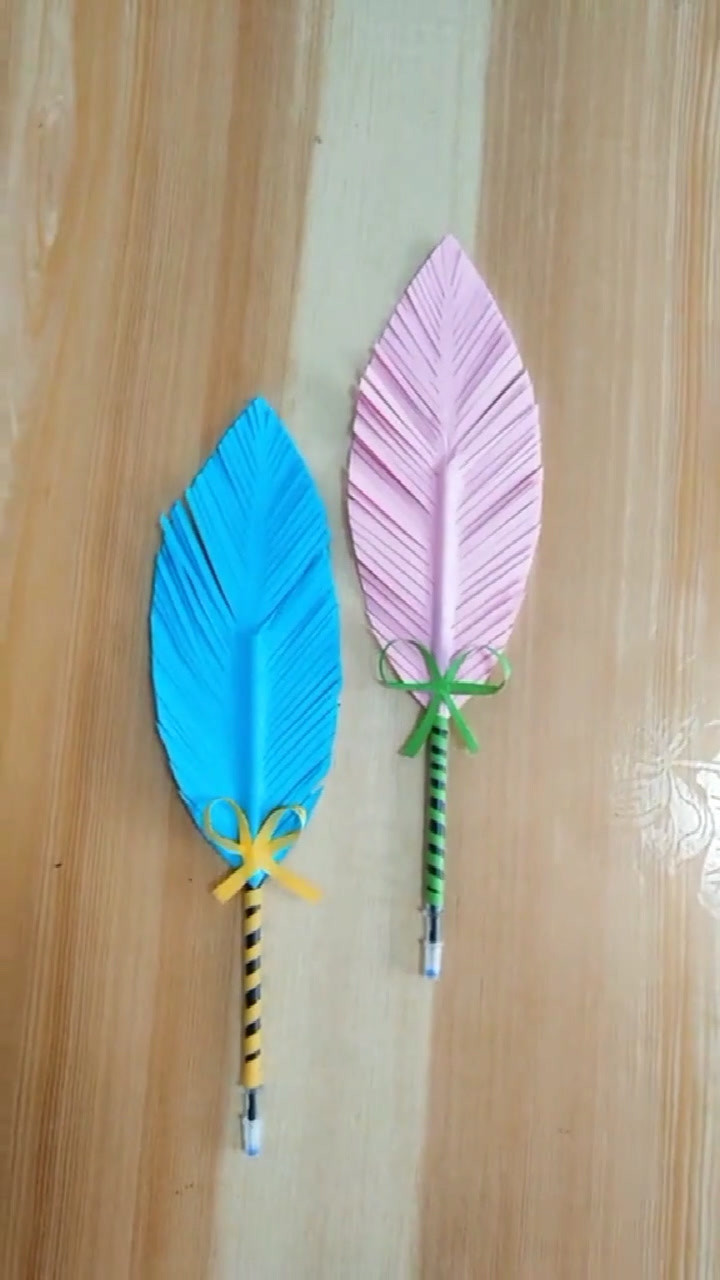 手工制作,唯美小羽毛