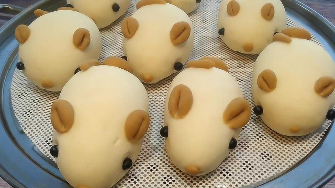 小老鼠馒头年夜饭必备,寓意2020鼠年焕然一新,大吉大利,真好吃