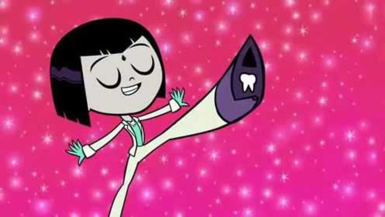 少年泰坦出击渡鸦很高兴自己有跳舞的爱好靠当牙医赚了很多