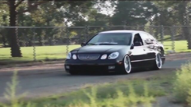 黑色高级车 Stanced GS300 aristo