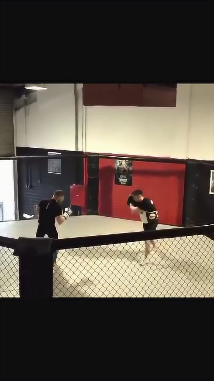 嘴炮的转身踢康纳麦格雷戈擅长的招式有点架势