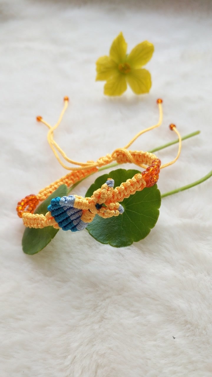 手工编绳创意小鱼手链 编法教程 完整版