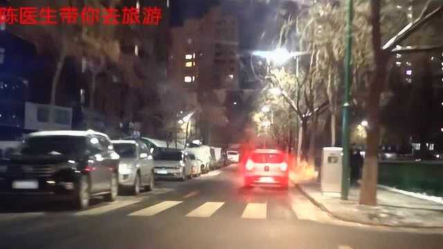 街拍:通化市冬天的夜晚