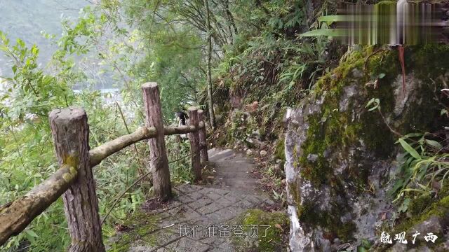 跟女友爬凤山县最高的山,只为了看凤山县城全景,爬到一半想放弃