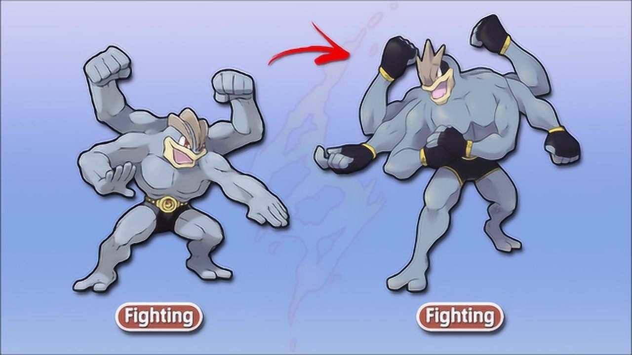 神奇宝贝自制12种宝可梦mega进化怪力超进化变6只手臂