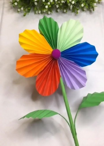 彩虹颜色的七色花,最好要学会这些,给宝宝留着做手工