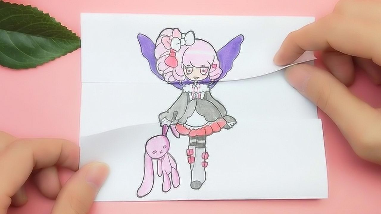 如何用1张手绘小花仙芬妮公主四次变身呢?画法简单变换有趣长相