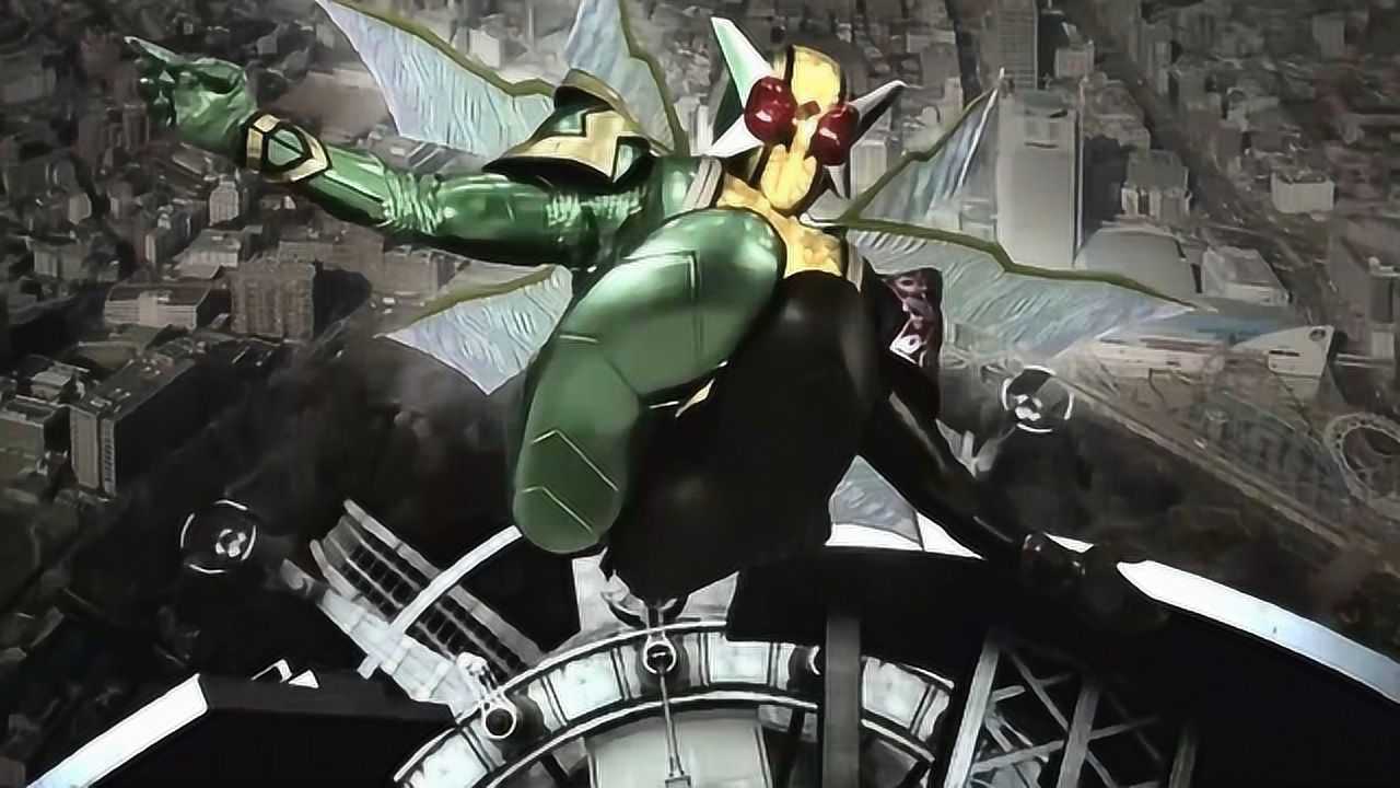 假面骑士w剧场版w爆发疾风王牌黄金极限形态e哥终于战败