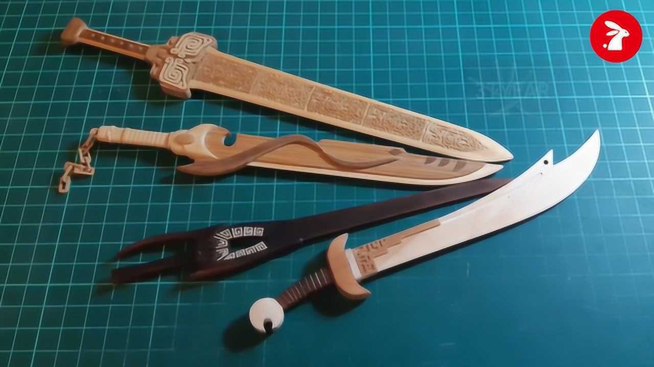 用冰棒棍制作雪饮狂刀