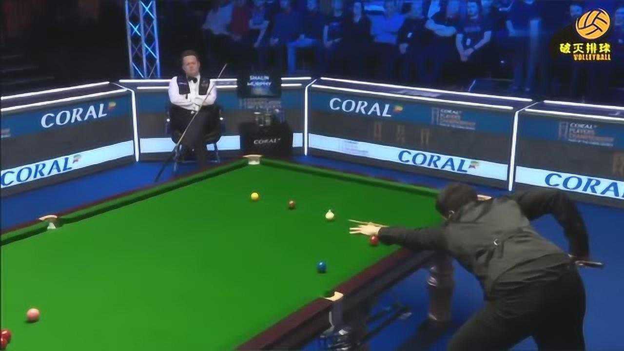 斯诺克球员锦标赛半决赛颜丙涛vs墨菲第六局颜丙涛单杆106分回放