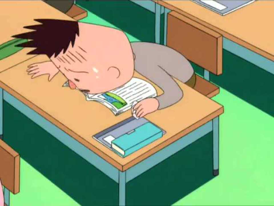 樱桃小丸子山根胃痛的差点晕倒了