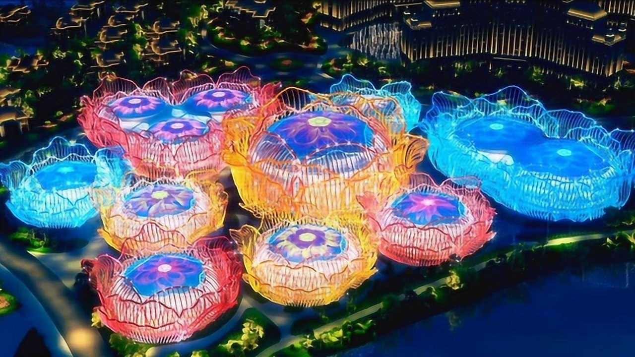恒大海花岛灯光秀