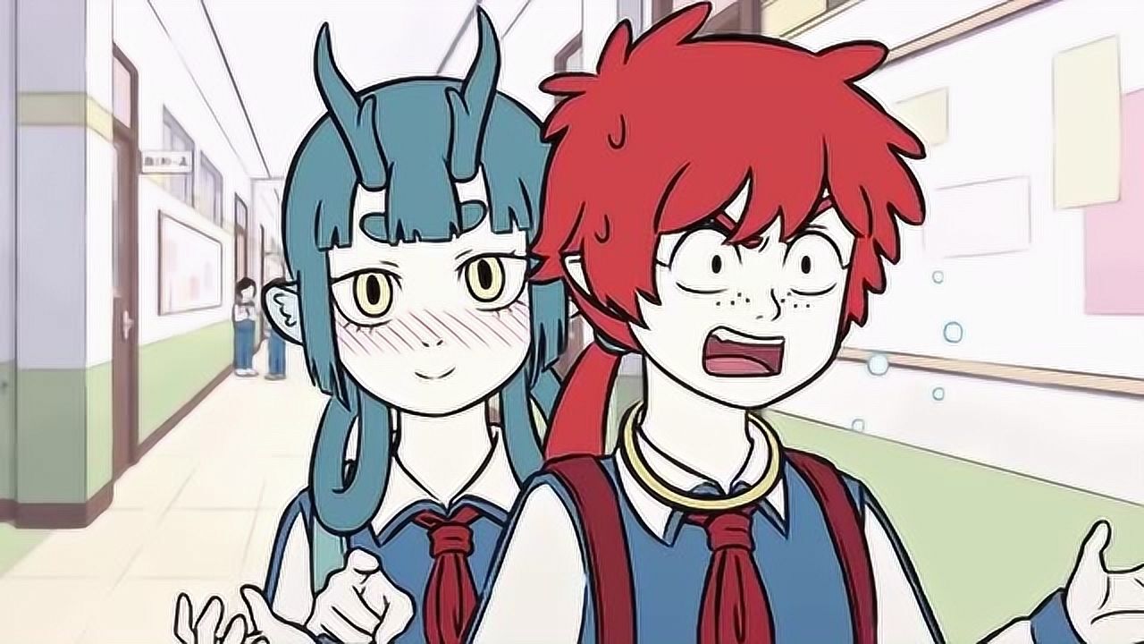 非人哉:龙女恋爱了,爱上了新来的外国转校生!