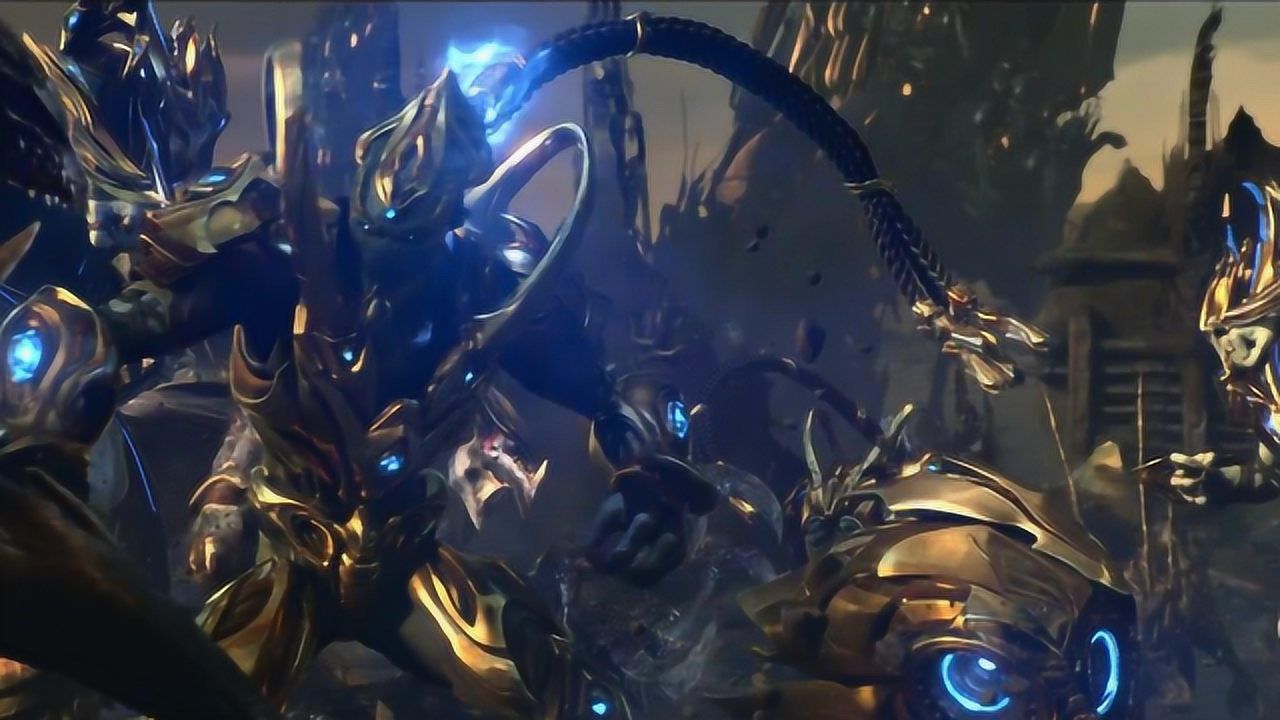 《星际争霸》这个cg是不是穿帮了?白球居然打的赢大牛