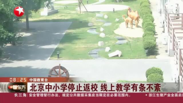 北京中小学停止返校 线上教学有条不紊