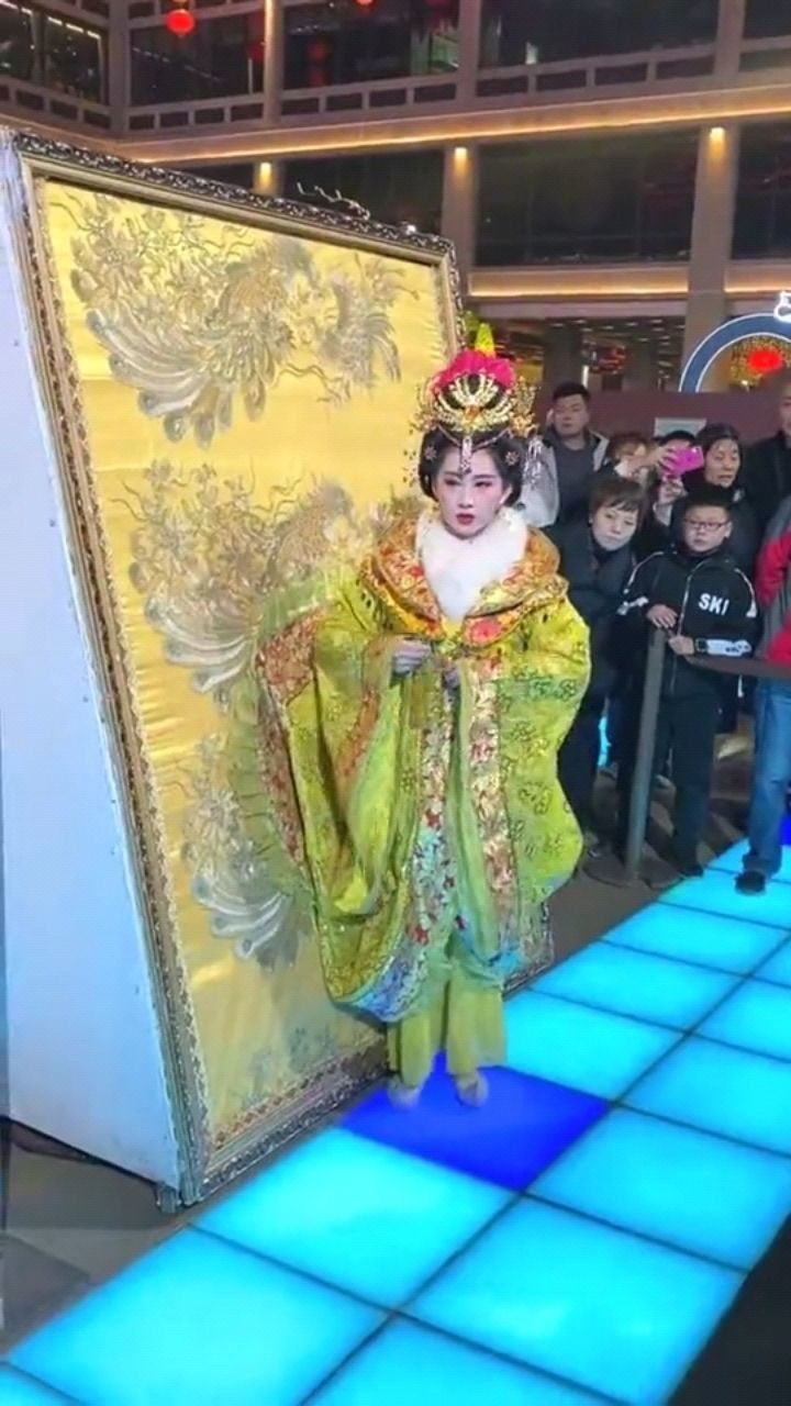 大唐不夜城的画中人杨贵妃看了都自愧不如简直美得不像话