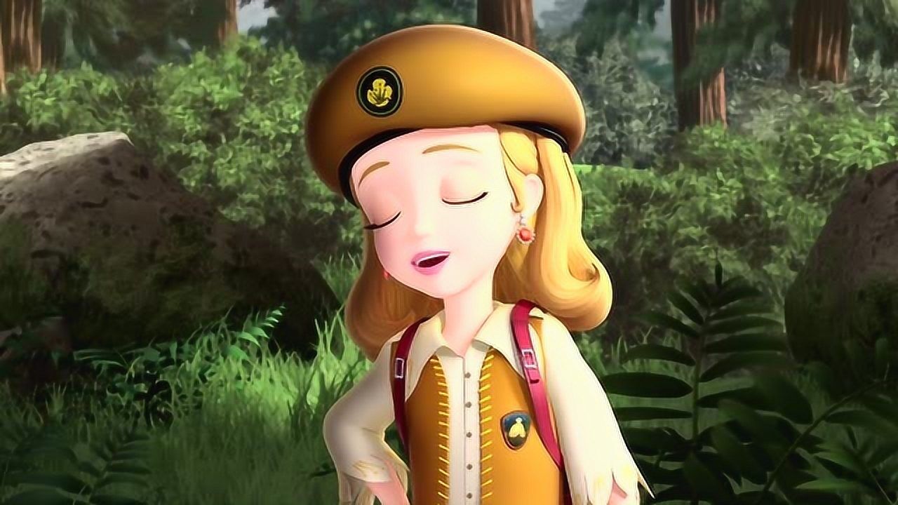 小公主苏菲亚安柏换上金凤花套装正式成为金风花的一员