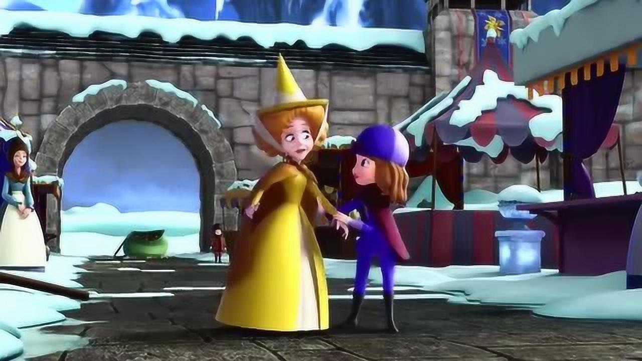 小公主苏菲亚:国王嘉奖荨麻小姐是最优秀的仙子,荨麻小姐很开心!