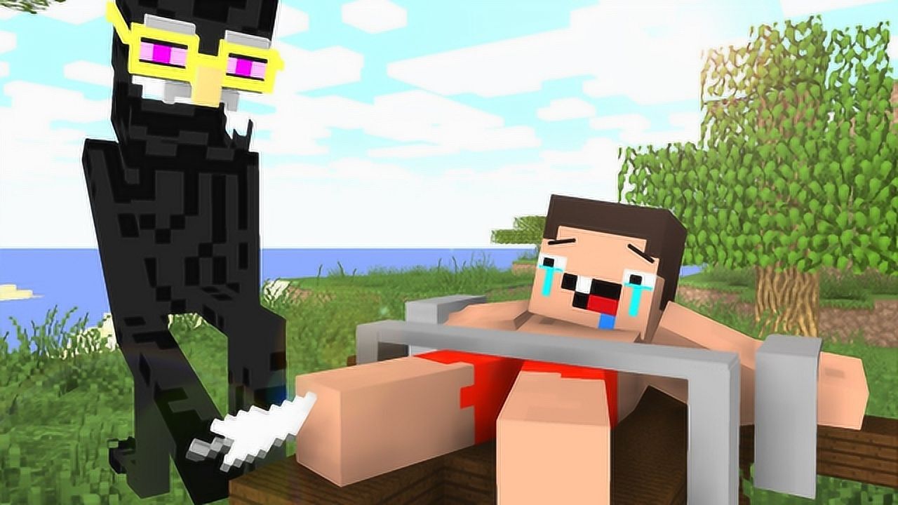 我的世界菜鸟体验史上最残忍的酷刑结果太有趣了