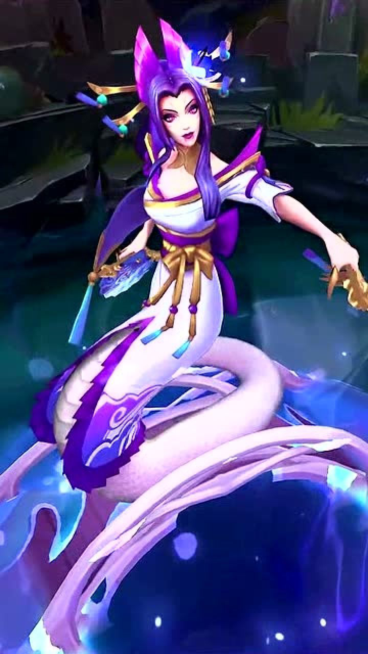 英雄联盟:蛇女新皮肤也太美了,代入感太强,我都觉得自己是许仙了