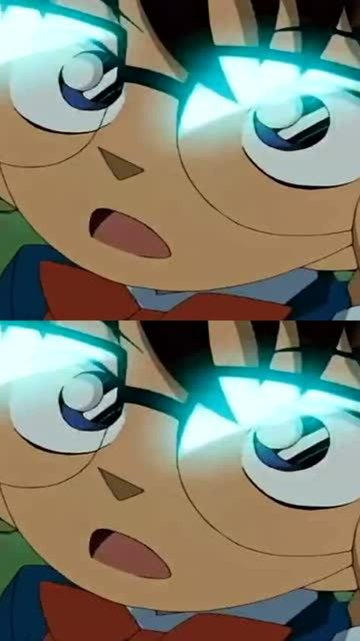 名侦探柯南:小兰摘掉了柯南的眼镜,从没见过长这么像的人!