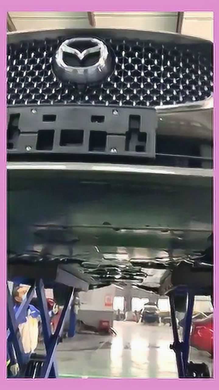 实拍马自达阿特兹创驰蓝天底盘展示,不得不说这车真精致