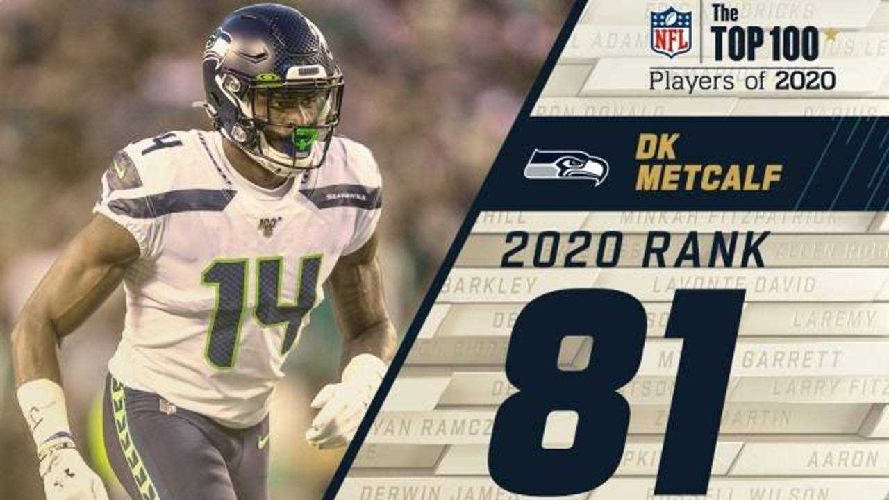 2020nfl百大巨星第81位:西雅图海鹰外接手dk-梅特卡尔夫