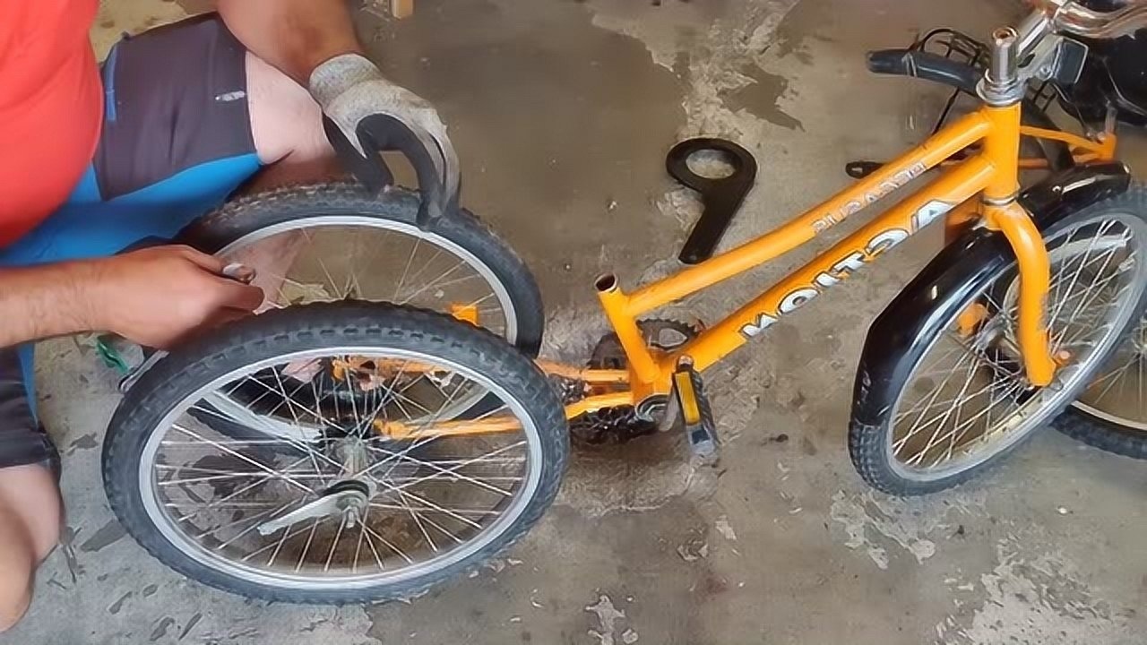 自行车改装三轮车图解图片