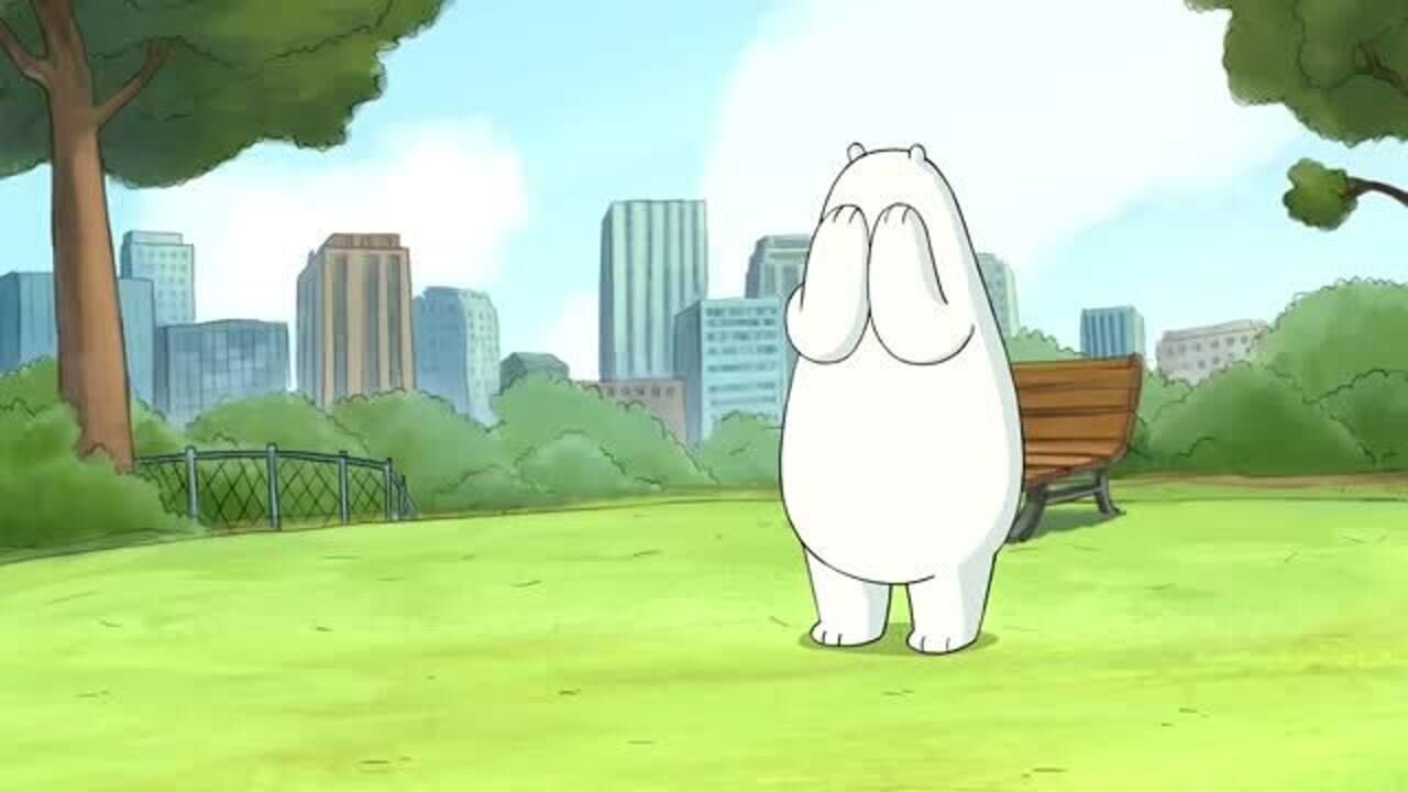 咱们裸熊  白熊真是太可爱了