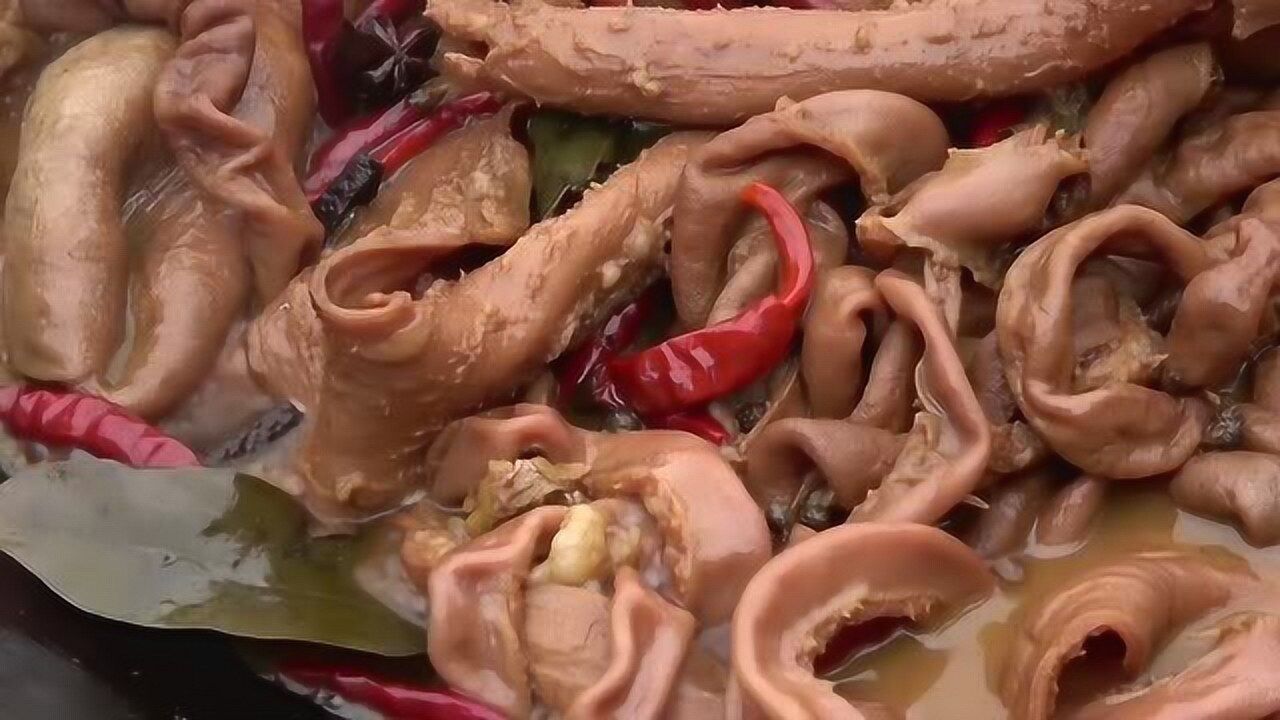 260元买14斤牛肠做卤牛肠吃缩水较大买多一点好好吃过瘾