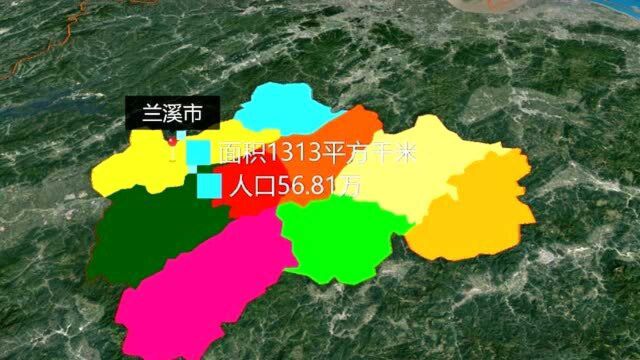 金华市下辖两区三县和四个代管市,你认为哪一个最有发展潜力呢