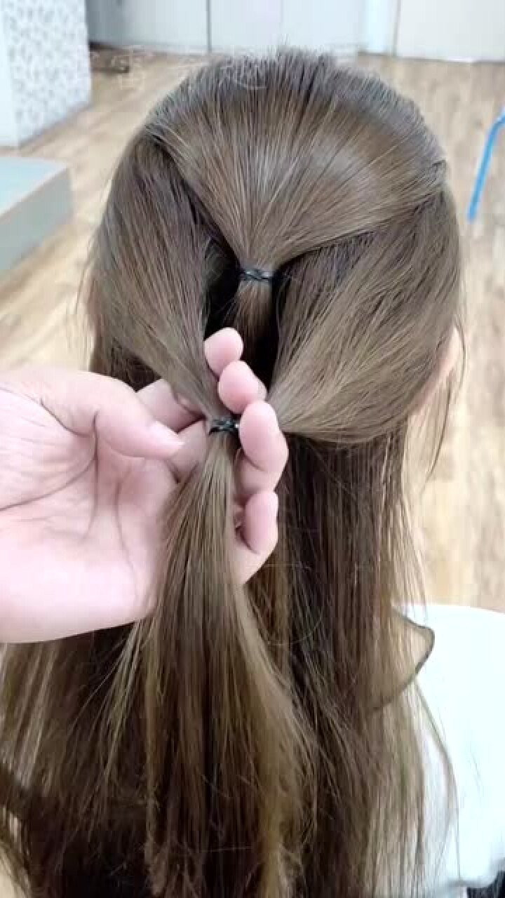 超好看的半披发编发,春秋必备妆发,赶紧学起来做这条街最靓的美女