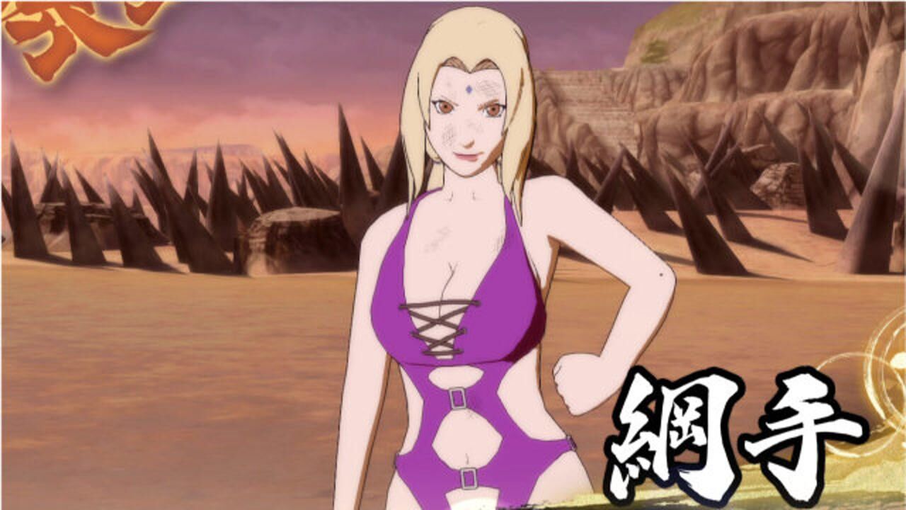 火影忍者究极风暴4:纲手vs自来也,泳装限定,清凉一夏