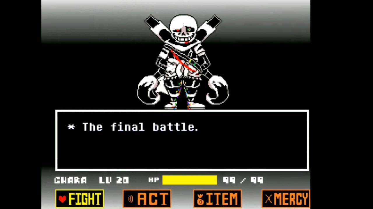 ink sans phase3部分回合通关!