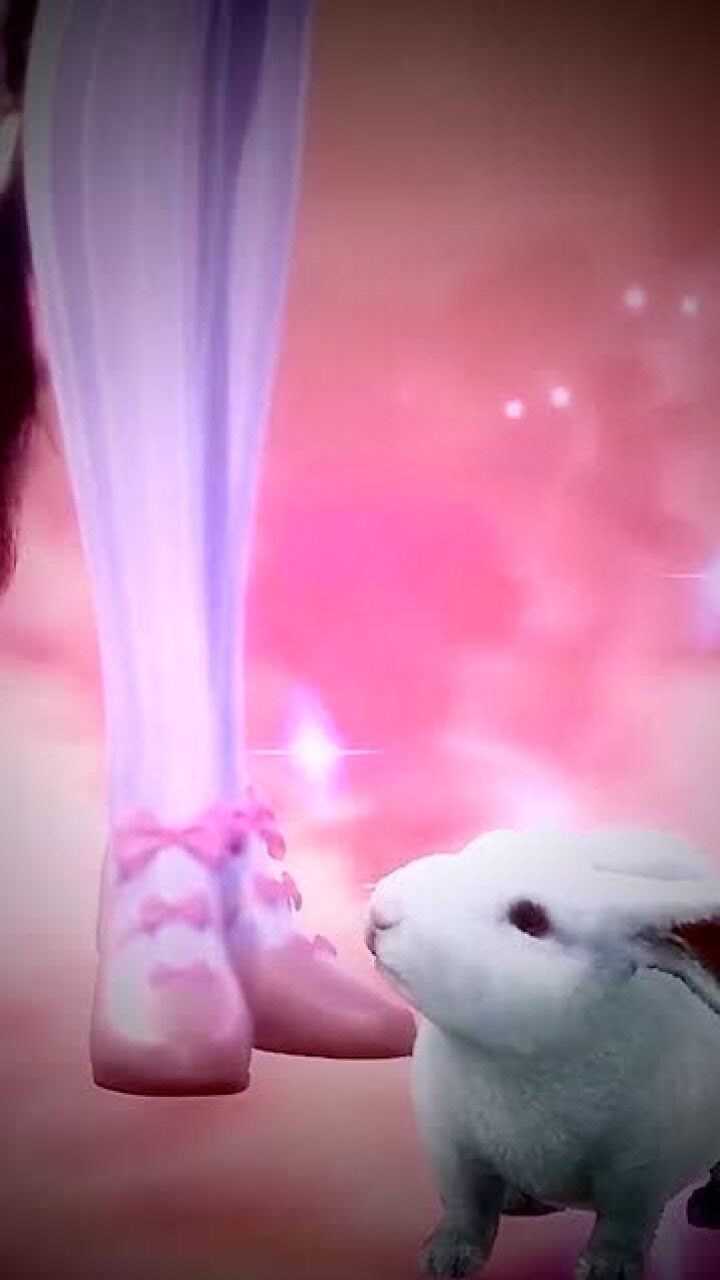 小舞释放武魂出现一个小兔子,太可爱了吧