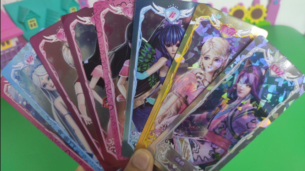 梦精灵叶罗丽仙境魔法卡片第三弹惊喜拆出ssr卡的颜爵 全闪亮片卡