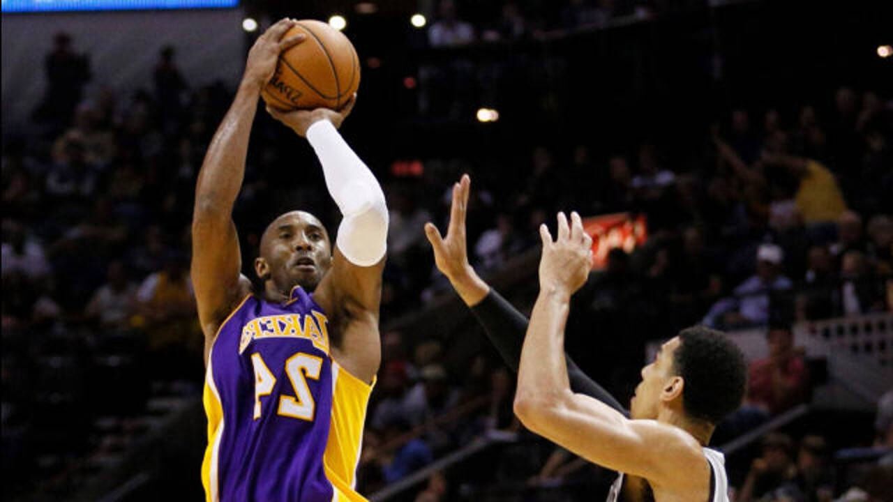 科比最神奇的5次左手投篮秀翻杜兰特最后一球惊呆全场