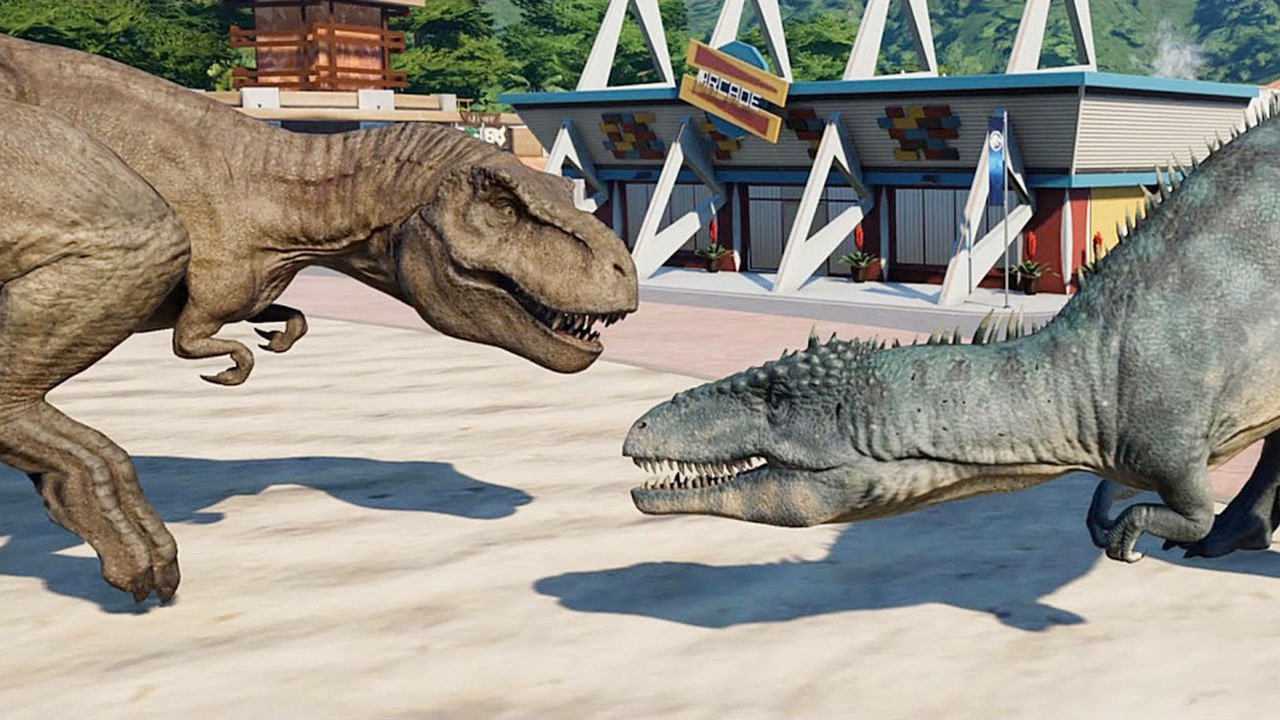 暴龙vs 鲨齿龙~(侏罗纪世界:进化)