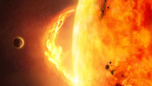 NASA观测到一场猛烈的太阳风暴，日冕喷射而出，所幸没有对准地球