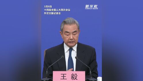 两会·外长记者会丨王毅:动荡与战争不是巴勒斯坦民众的宿命_高清1080P在线观看平台_腾讯视频
