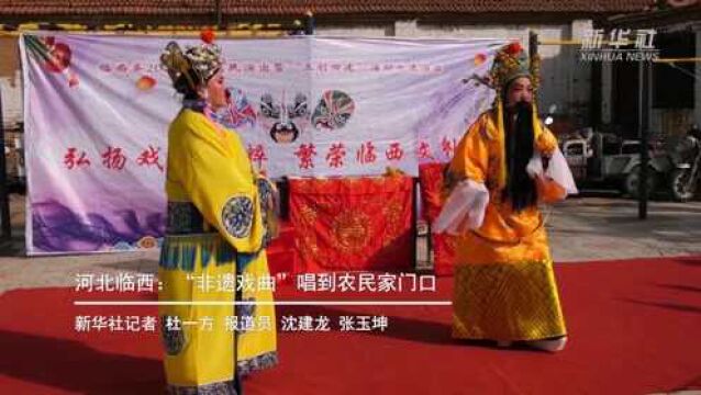 河北临西:“非遗戏曲”唱到农民家门口