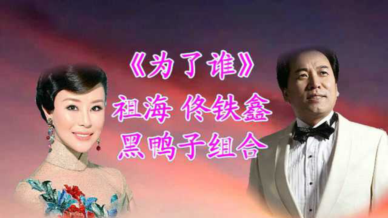 《为了谁》祖海 佟铁鑫组合 黑鸭子组合