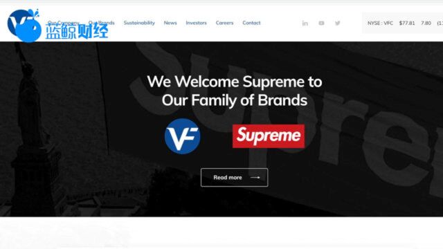 Vans母公司收购Supreme