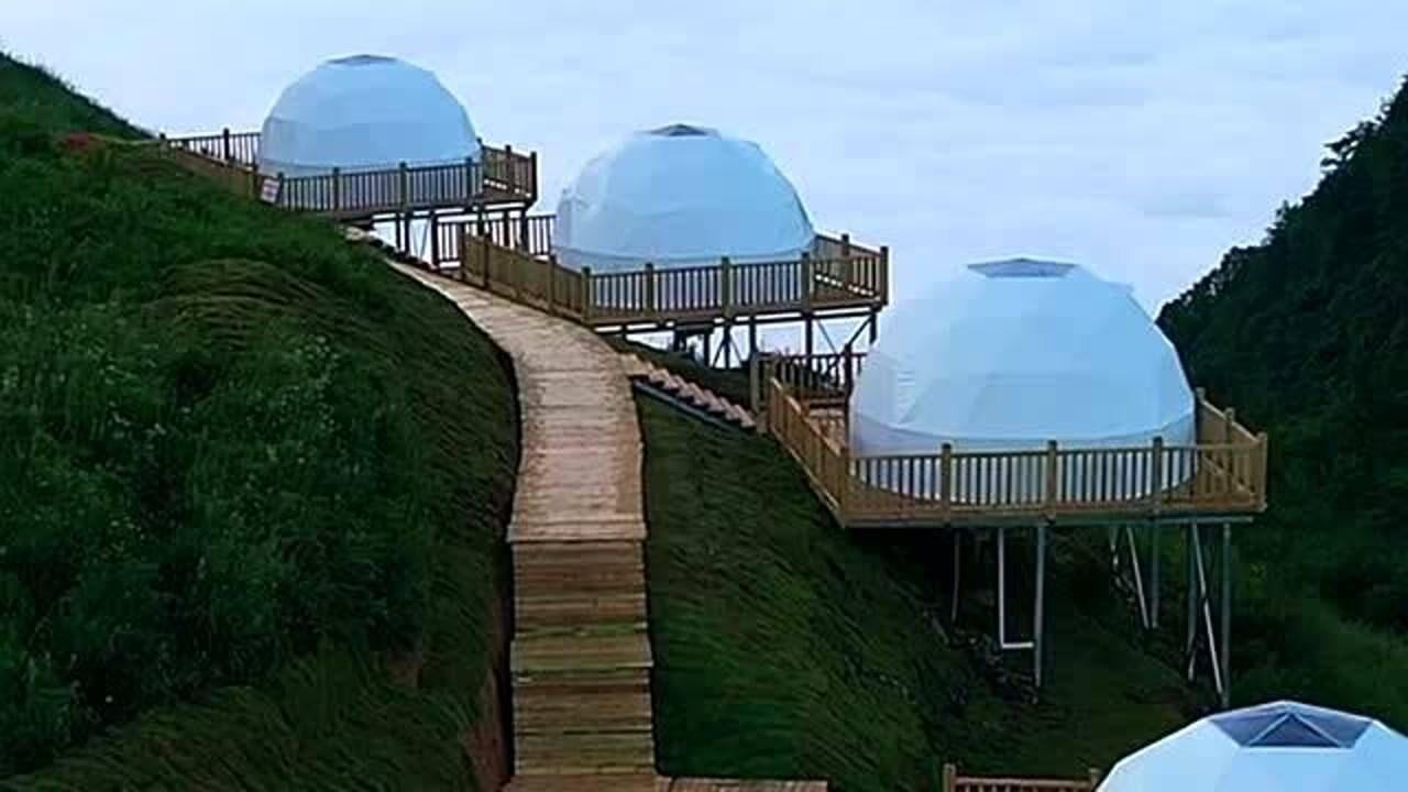 湖南八面山云端星空帐篷晚上看星空早上看日出太爽了