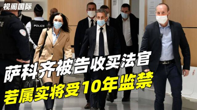 萨科齐被告收买法官,若罪名属实或将面临10年监禁,本人否认指控