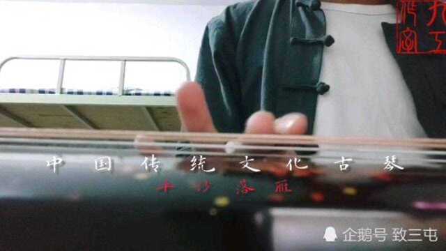 传统文化:古琴乐器(山东好友吴玉斗现场版)平沙落雁 酒狂.